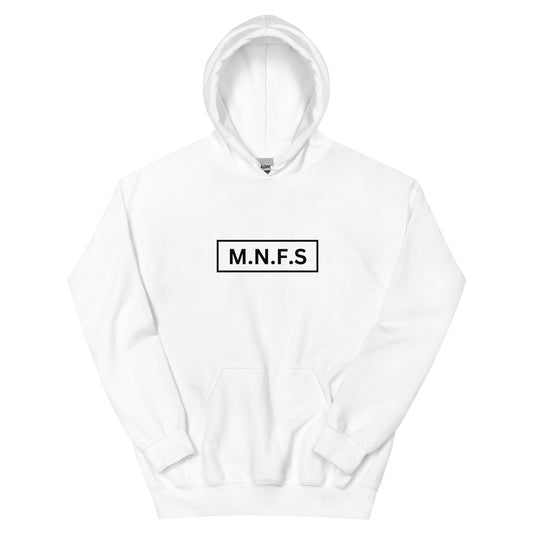 M.N.F.S. Unisex Hoodie White